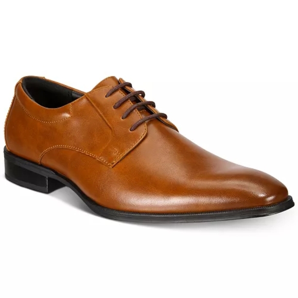 Alfani Men's Tan Leather Oxfords